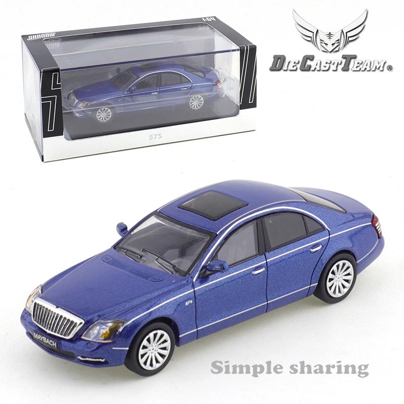 DCT/ SHADOW 1:64 Металлическая модель автомобиля Mercedes-Benz Maybach 57S Симуляция Коллекционная Орнамент