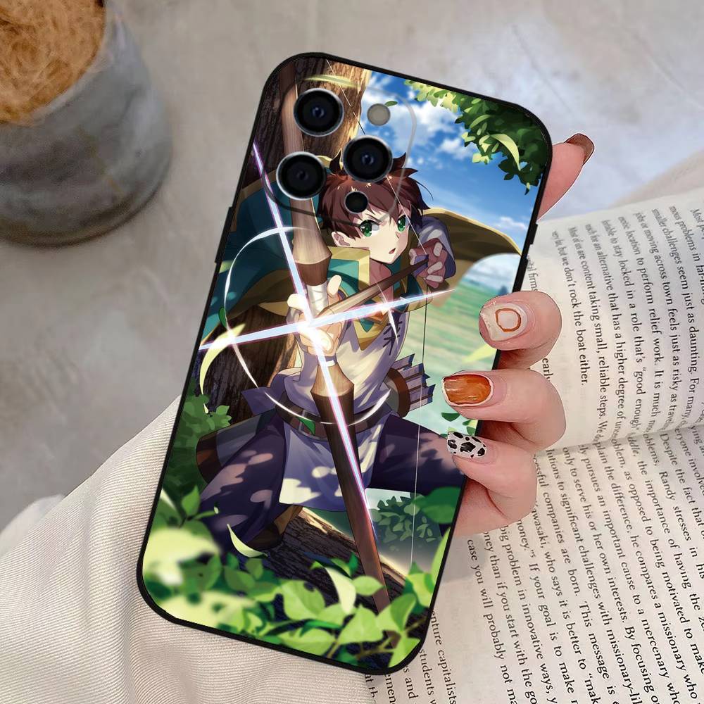 Чехол для телефона Konosuba для iPhone 17, 16, 15, 14, 13, 12, 11 Plus, Pro Max, Другие Мягкий Черный Чехол