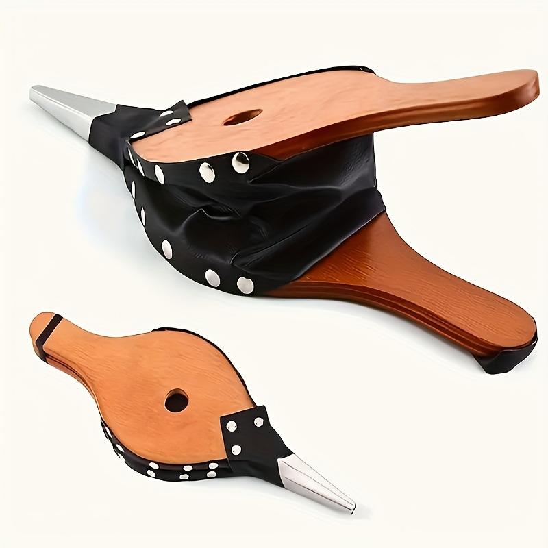 Fire Bellows Wooden Manual Air Blower Portable Tool for BBQ Fireplace Camping