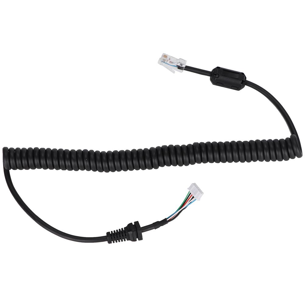 Обновленная версия для YAESU 6-контактный кабель ручного микрофона с магнитным кольцом Аксессуары