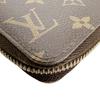 LOUIS VUITTON Monogram Zip Around Long Wallet purse Brown unisex M60017 Used