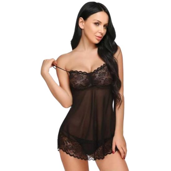 LADYSTA Женское однотонное платье для куклы из сетки и кружева СВОБОДНЫЙ РАЗМЕР (С, М, Л)