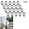 20pcs Acrylic Cabinet Knobs Transparent Pumpkin Dressing Table Knobs Antique Retro Decoration DIY Handle Handles Furniture Drawer Handles