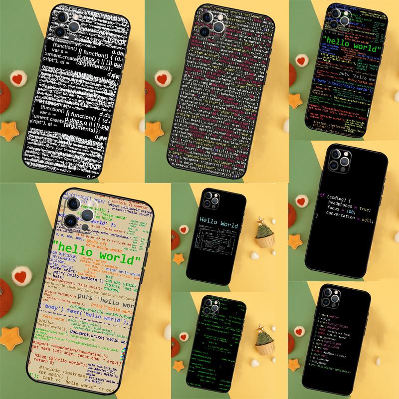 Programming Languages Case For Samsung Galaxy S25 Ultra S20 S21 S22 S23 S24 Ultra S9 S10 Plus S24 FE Back Cover