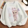 Cute  Round-neck Hoodies for Boys and Girls Spring and Autumn, Children's Casual Long-sleeved Loose Jackets
