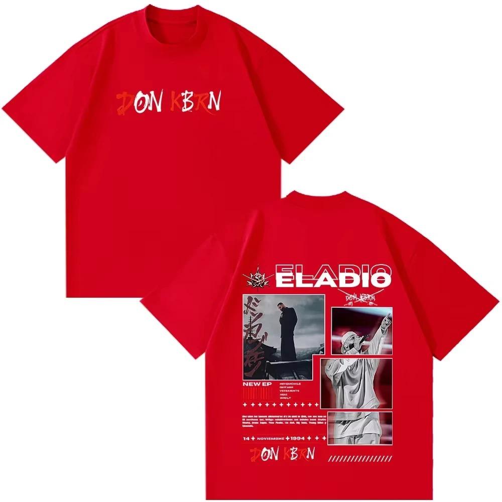 2026 SpringSummer Eladio Carrion DON KBRN Album Pattern Mens and Womens Fashion HipHop Casual pure Cotton TShirt