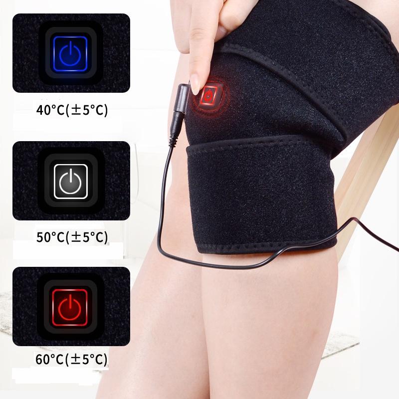 Portable Electric Knee Heating Wrap Brace With Fastheating Technology And Cold Compression Option For Arthritis And Muscle Soreness