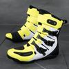 Autumn and Winter New Large-sized Buttoned High-top Motorcycle Shoes, Anti-drop Motorcycle Shoes, Outdoor Riding Boots