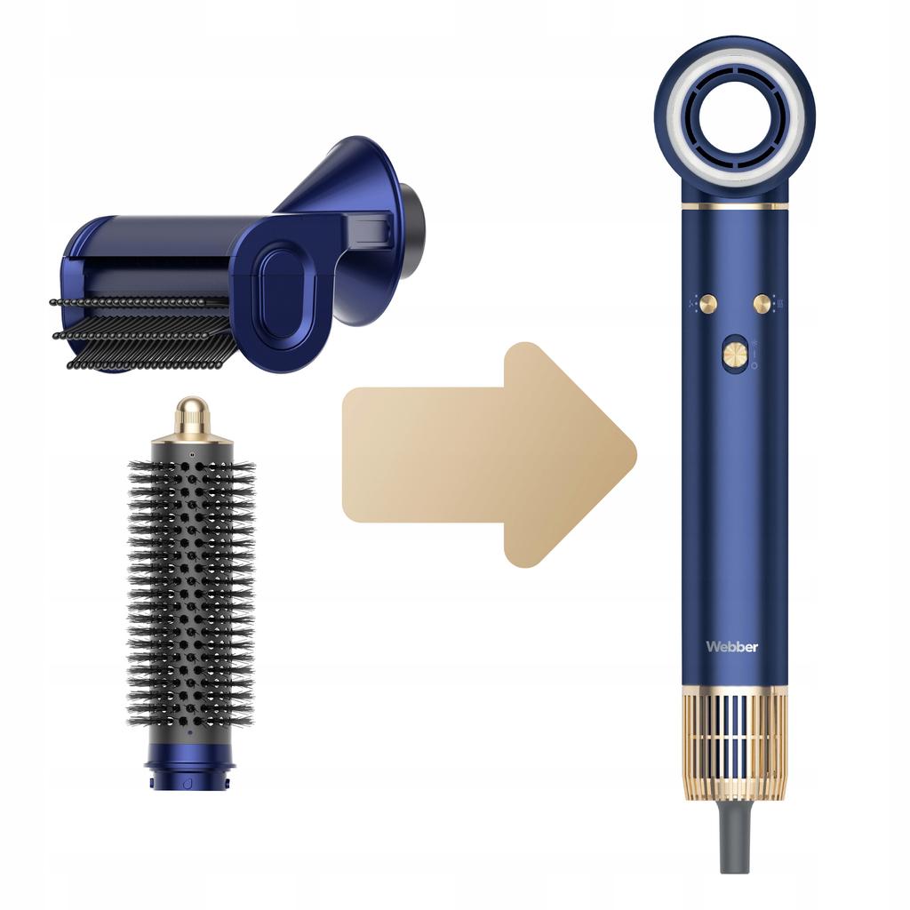 Hair Dryer Nozzles Hd4 Webber Hair Styling Brushes 2 Pcs