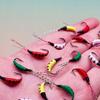24Pcs-Set Fly Fishing Flies Nymph Lures Dry Flies Pupal Worms Multicolor Bait-Size #6 For Trout/Perch/Carp