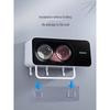 Aige Wall-Mounted Toothbrush Holder with Toothpaste Dispenser