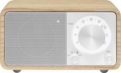 Широкий диапазон FM-совместимых динамиков []Sangean WR-301 Радио/Bluetooth (Белый дуб/Жемчужно-белый)