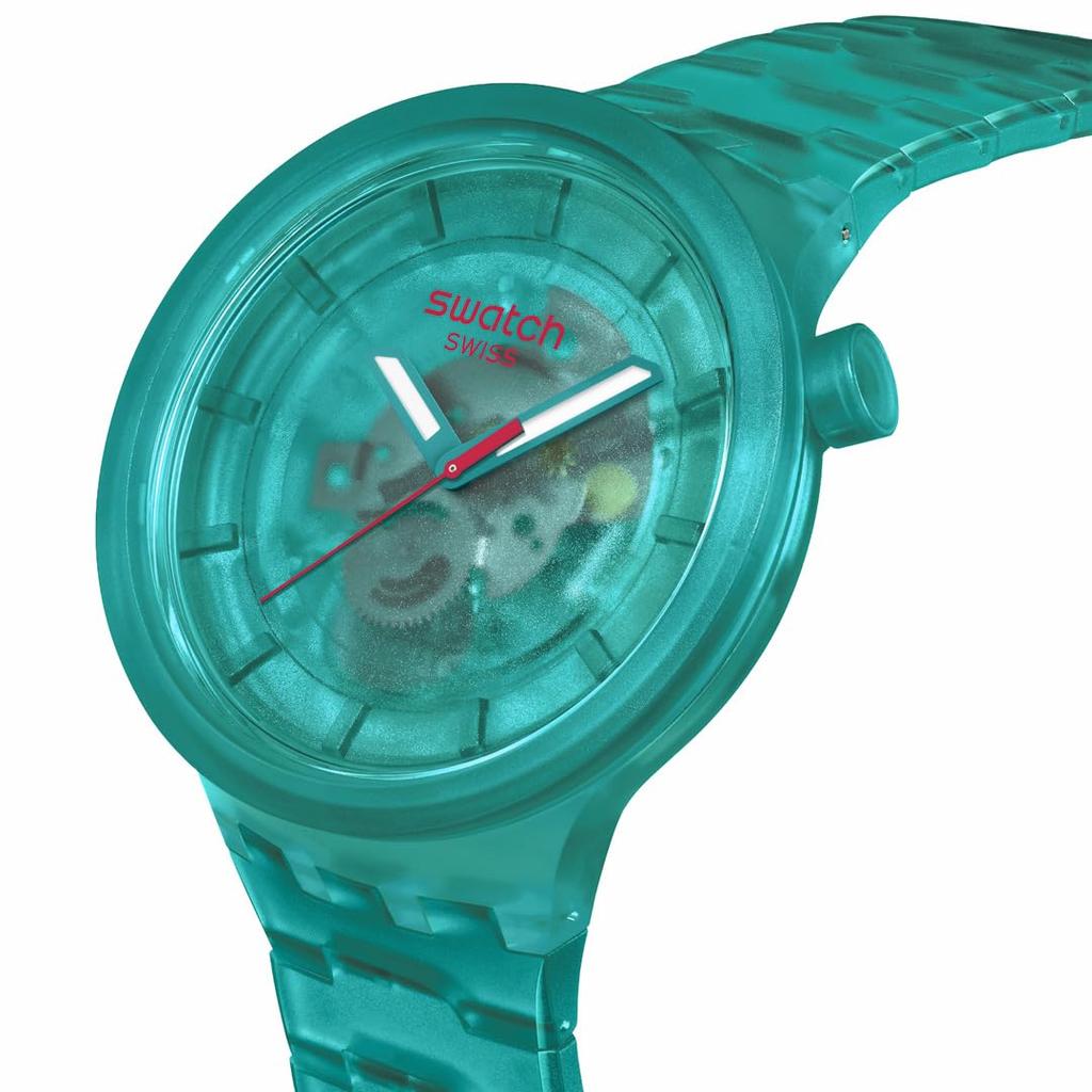 Часы Swatch Turquoise Joy SB05L101 Зеленые