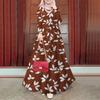 Elegant Floral Plus Size Muslim Women's Loose Dress Robe