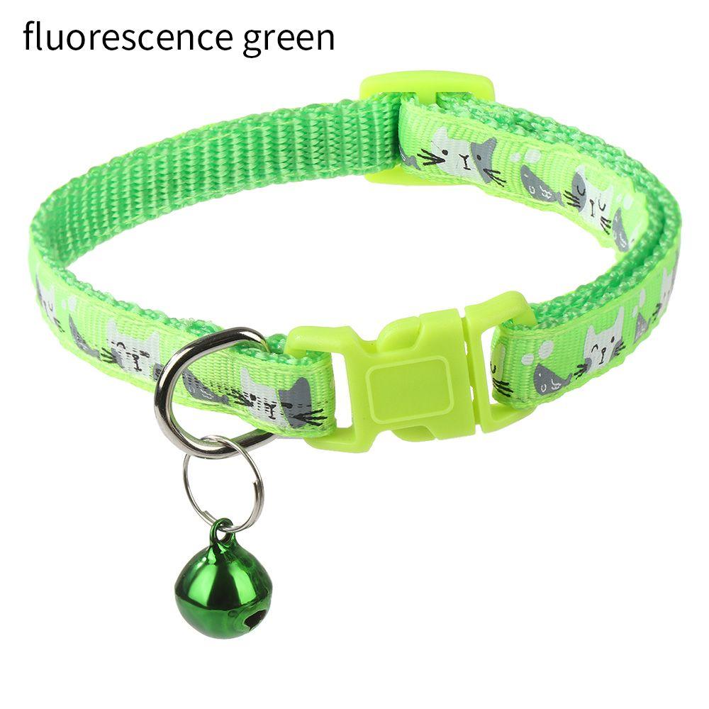 New Adjustable With Bell Kitten Safety Cat Collar Quick Release Breakaway