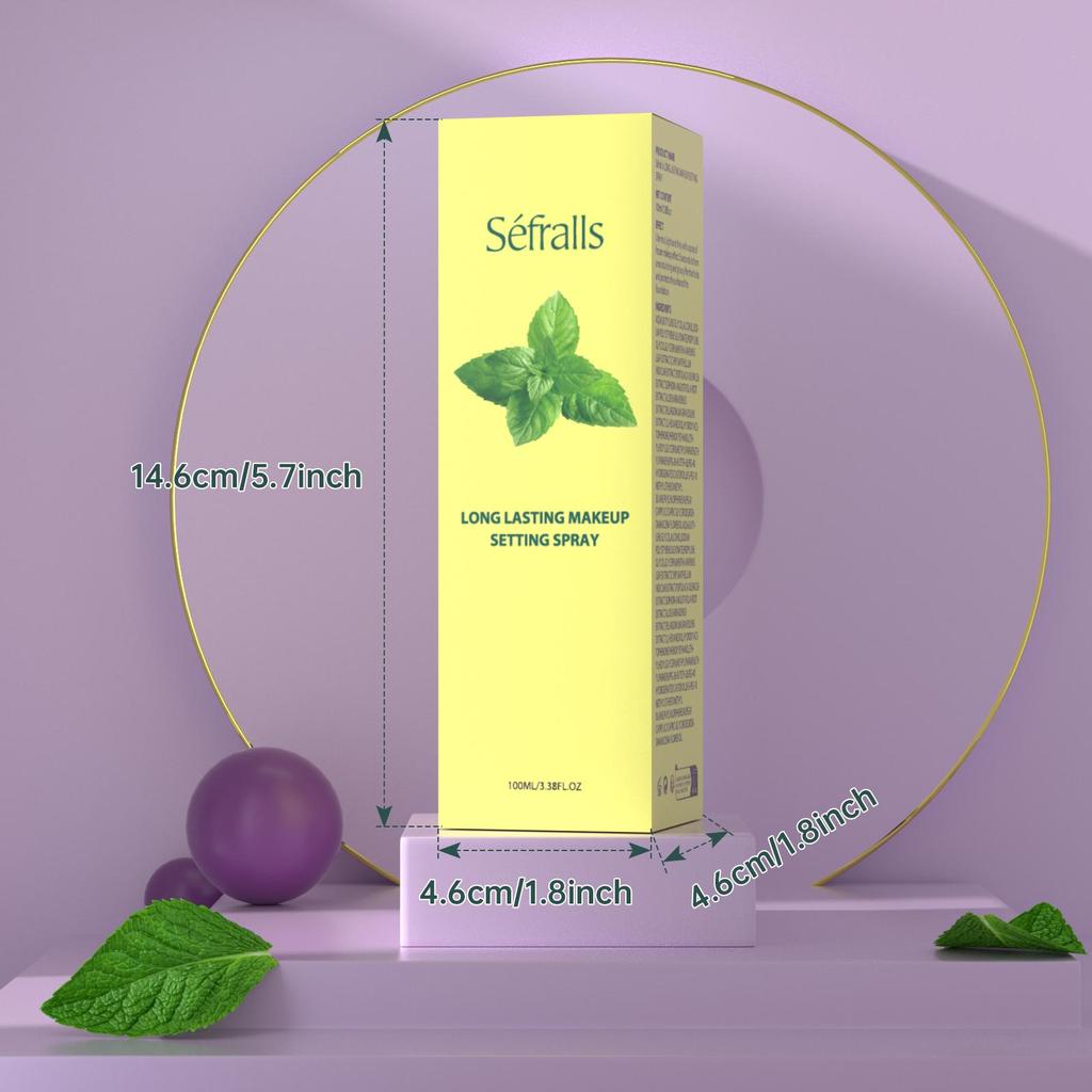 Спрей для фиксации макияжа Séfralls Long Lasting Makeup Fixing Spray 100 мл Можно использовать до и после макияжа, с легкой фиксирующей жидкостью, которая освежает