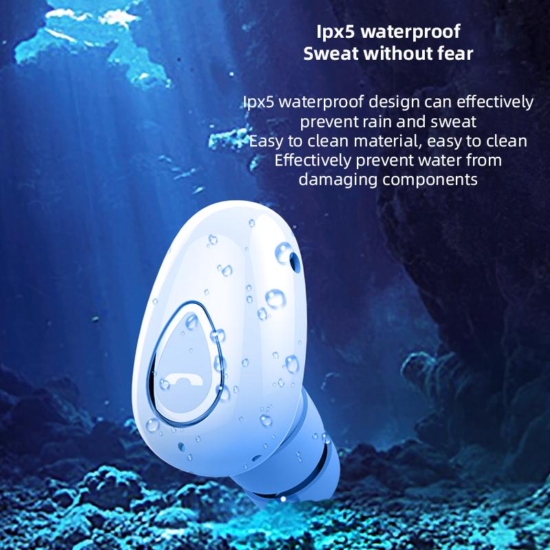 YX01 Мини Беспроводные Наушники Невидимый Одиночный Спортивный Bluetooth Наушник Handsfree TWS Стерео Гарнитура с Микрофоном Для Телефона