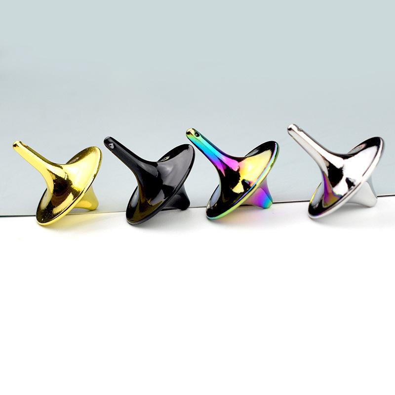 Metal Top Spinner Desk Fidget Toy Spinner Good Balance Desktop Toy For Teens Adults Gifts Stress Anxiety Adhd Relief Figets Toy