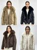 Winter short big fur collar pie overcomes women's thickened jacket multi-color spot supply for the second batch of merchants to choose