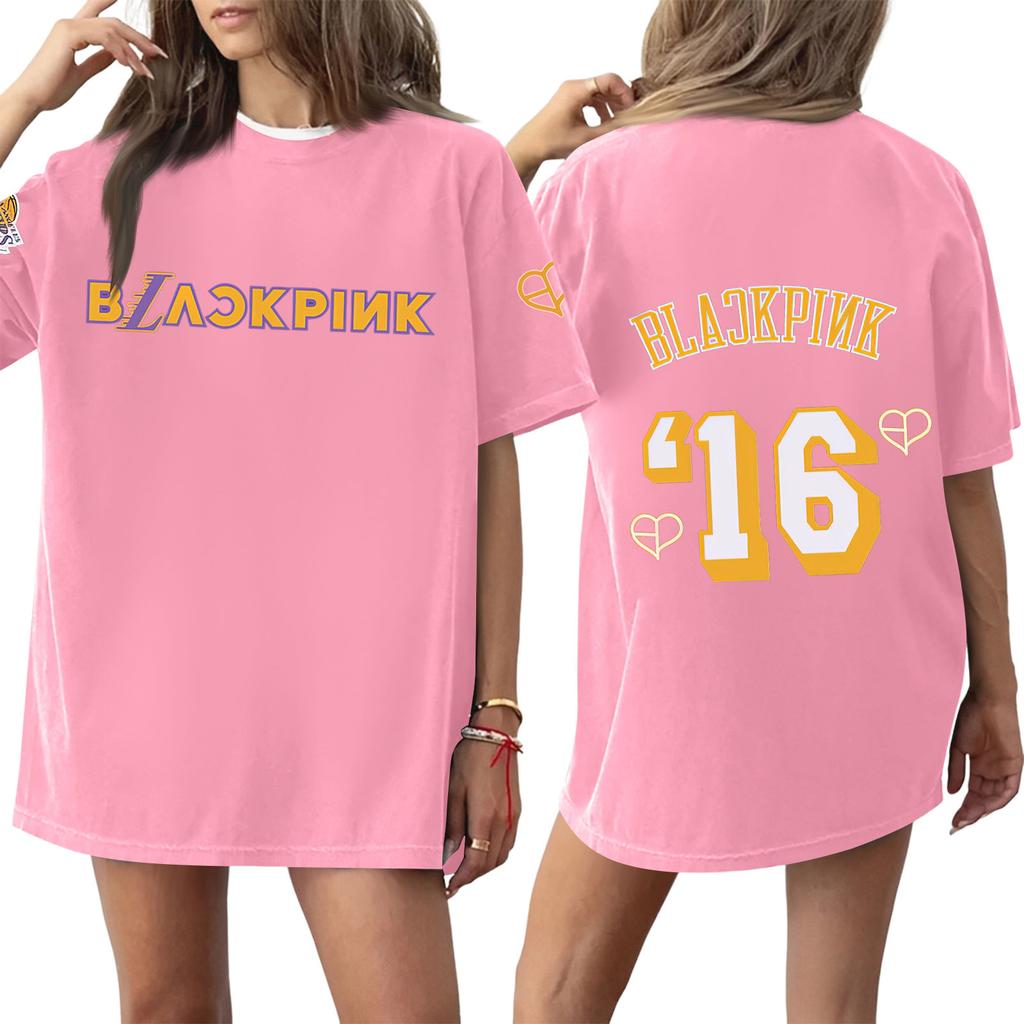 Женская футболка с круглым вырезом и короткими рукавами с принтом