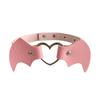 Punk Heart Bat Leather Choker Necklace - Trendy Halloween & Christmas Neckband