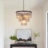 Lampe suspendue - NETTLIFE - Nettlife Lustre - Noir - 3x E27 - Métal &amp; verre
