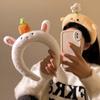 Chicken Plush Animal Hairband Rabbit Funny Hair Hoop Sweet Cartoon Headband  Children