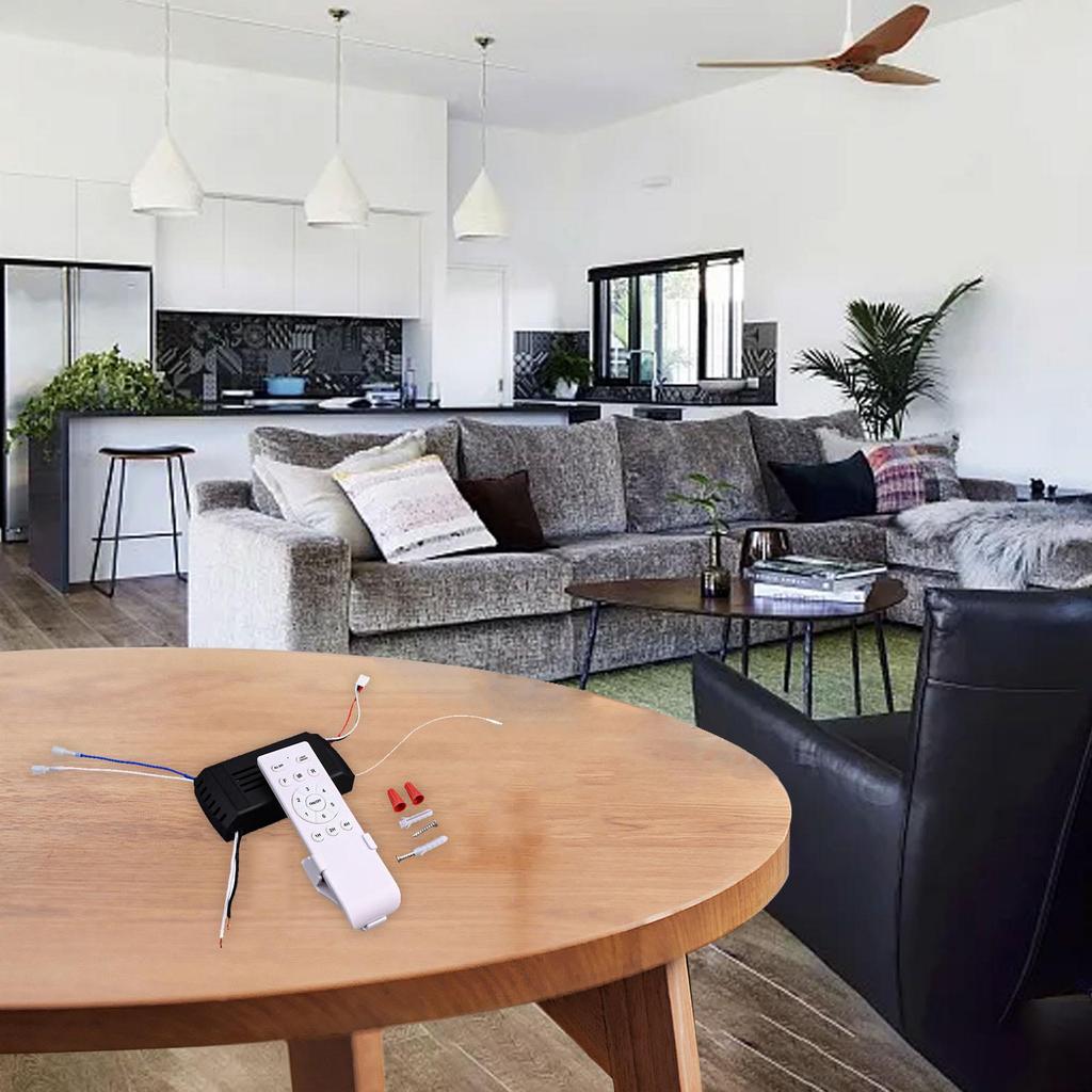 Регулятор скорости вентилятора, пульт дистанционного управления для потолочного вентилятора, для использования внутри помещений, высококачественный поликарбонат, универсальное управление скоростью, настраиваемый воздушный поток.