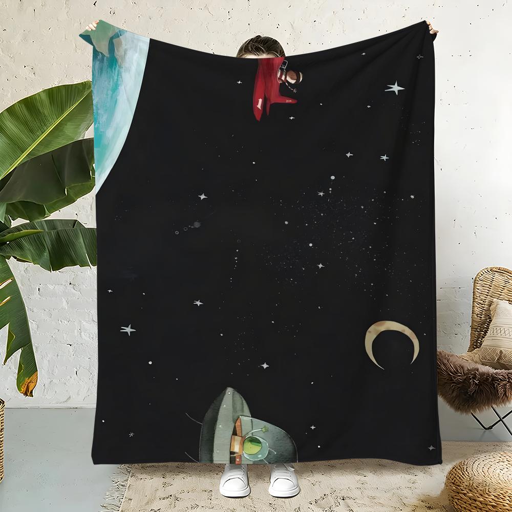 Artist O-Oliver Jeffers Throw Flannel Throw Blanket,Bed Home Office Nap Blanket Travel,Camping,Picnic Blanket Soft Decor