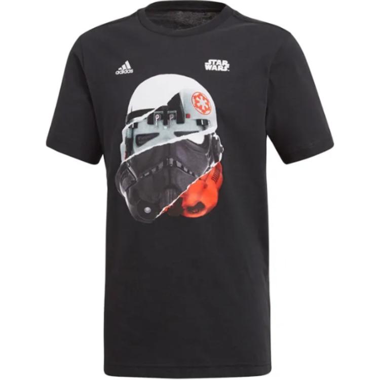 adidas X XINGQIUDAZHAN,LIANMINGKUAN Футболка ЗВЕЗДНЫЕ ВОЙНЫ Черный Подростки CE5385