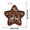 MZ1227-1248 Светящийся светодиодный деревянный елочный украшение: Креативное ночное освещение для декора
