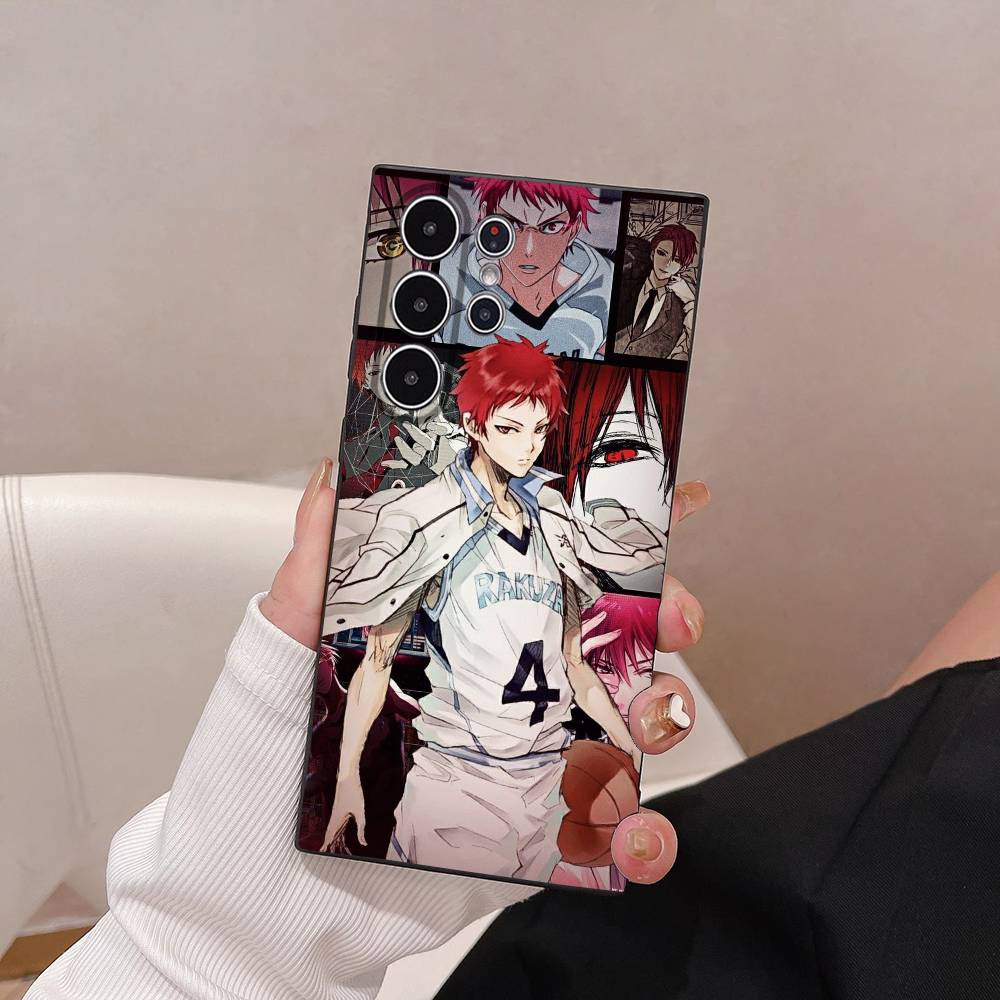 Чехол для телефона с изображением Аниме Kuroko no Basuke для Samsung Galaxy S25 S24 S22 S23 Ultra S21 S20 Plus 5G Матовый Нескользящий Полное Покрытие Мягкий Чехол