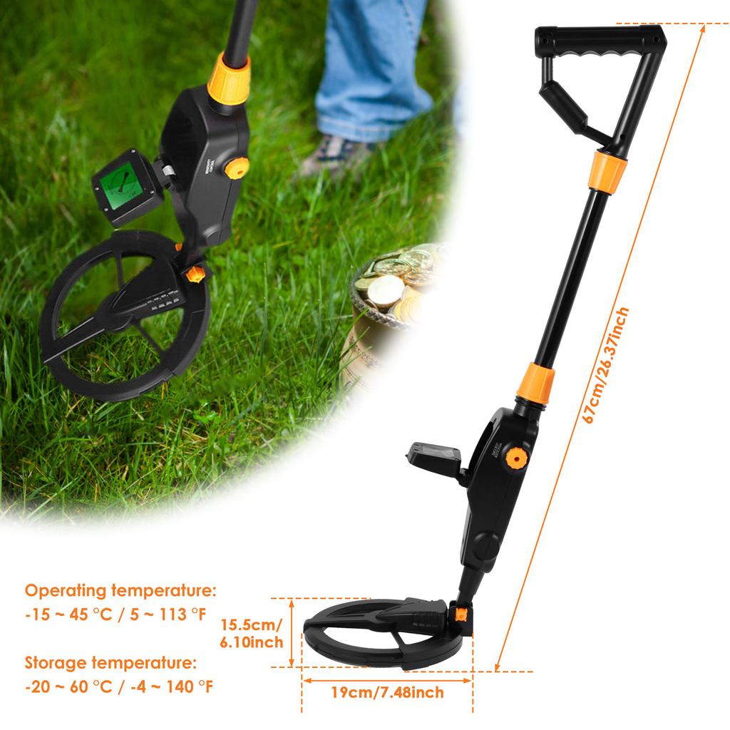 Высокоточный металлоискатель, легкий, с ЖК-экраном, сканер, поисковик, детский поиск сокровищ, активный отдых на природе