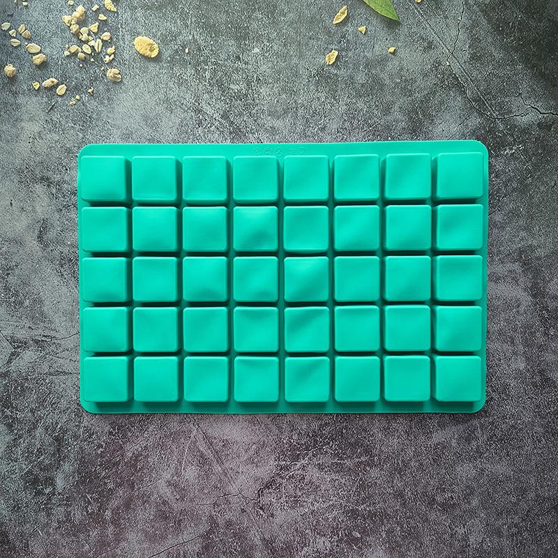 40 Cavities Square Silicone Molds For Diy Caramel Candy Chocolate Truffles Jelly Ice Tray Mould Cake Baking Decorating Tools