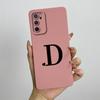 Чехол для телефона OPPO A54s Чехол oppo A16 A16S CPH2269 CPH2271 Милые буквы Квадратный Жидкий силикон Мягкий Ударопрочный Задняя крышка Funda