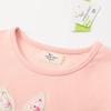 2025 Girls' Long Sleeve Embroidered T-shirt for Spring and Autumn