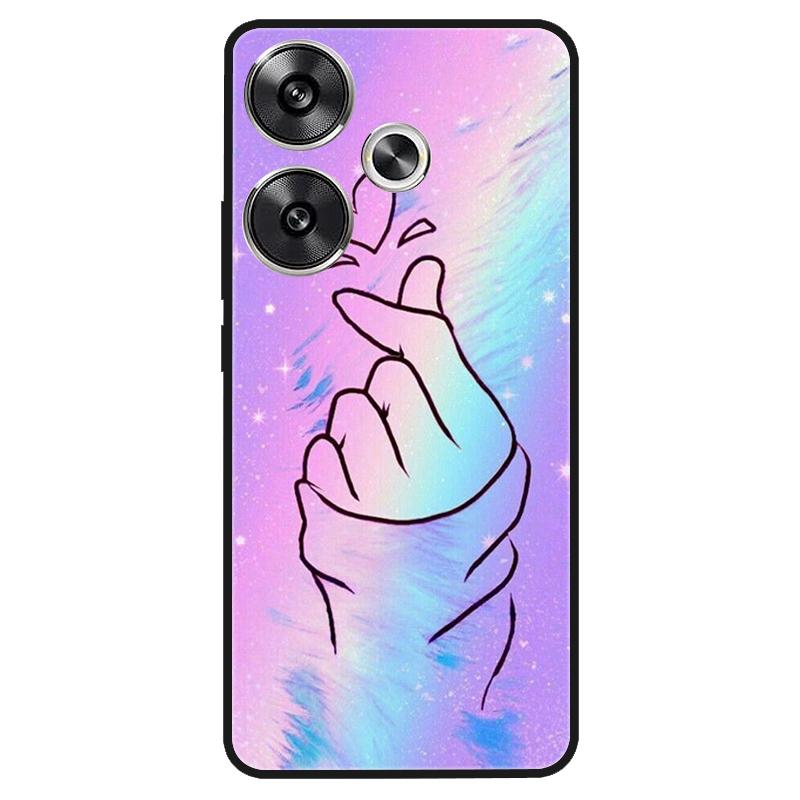 For Xiaomi Poco M6 4G Case Shockproof Soft Silicone TPU Bumper for Poco M6 4G Cover PocoM6 4G 2024 Lovely Luxury Cartoon Fundas