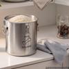 VEVOR Stainless Steel Dog Food Storage Container 8 kg 20 L Dispenser Bin, for Living Room Kitchen, Airtight Lid & Dual Handles