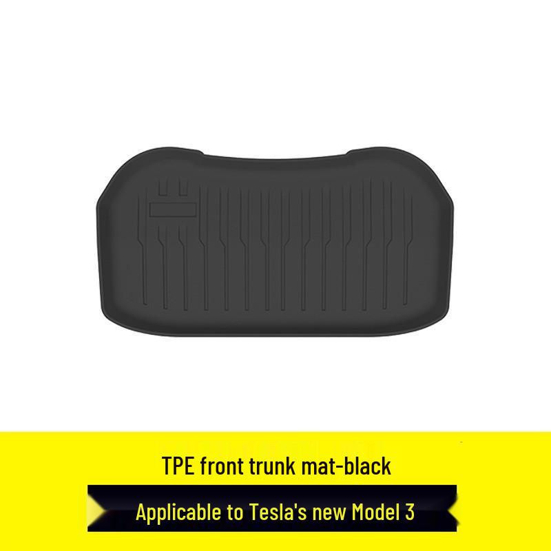Водонепроницаемые, устойчивые к пятнам коврики из ТПЭ для Tesla Model Y 2025 года, изготовленные на заказ для переднего и заднего багажников.