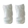 Yousheng Fuzzy Leg Warmers Women Knee Length Faux Fur Leg Warmers Winter Long Boots Shoes Cuff Cover for Girls Street Party Daily Wear