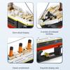 1288PCS City Mini RMS World Famous Movie Titanic Ship Building Blocks Friends Boat Figures Bricks Educational DIY Toys for Kids