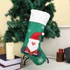 Christmas decorations, printed cartoon Santa snowman gift bag Christmas stockings, Nordic decorations