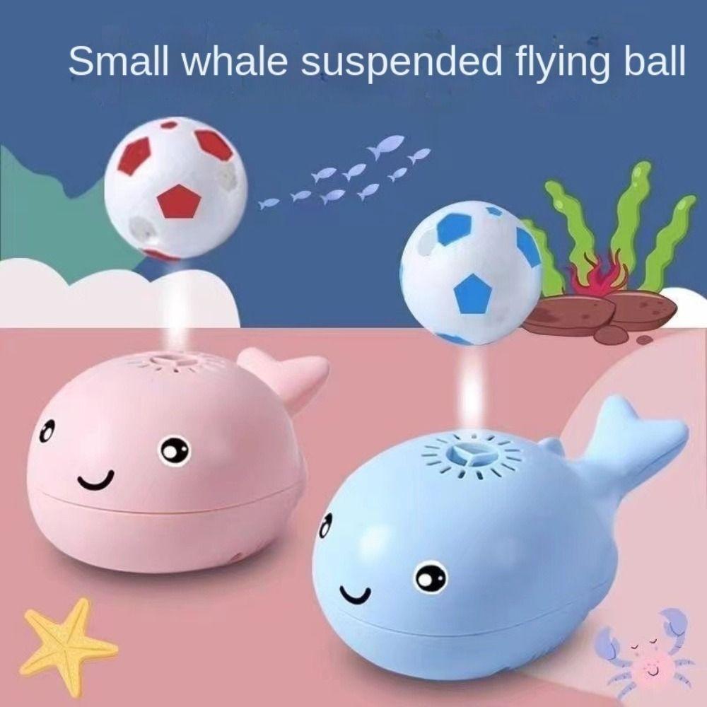 Cartoon Whale Floating Ball Toys USB Charging Electric Cat-teasing Toy  Pet Supplies