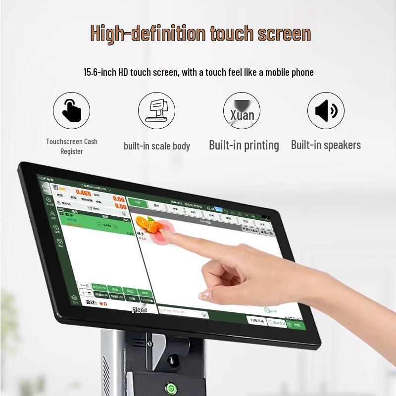 AI Smart Integrated Weighing Cash Register Scale