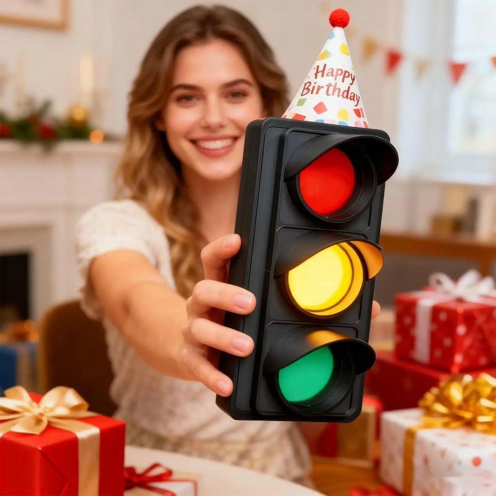 Desktop Sign Traffic Signal Light USB Powered Busy Light Indicator LED Traffic Light Gaming Room
