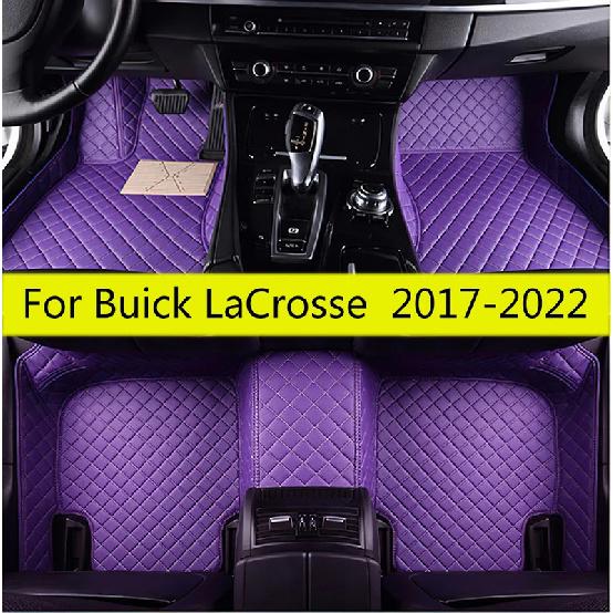 Leather Car Floor Mats Fit For Buick LaCrosse 2017 2018 Auto Accessories Carpet Pads Vehicle Foot Matts Rugs