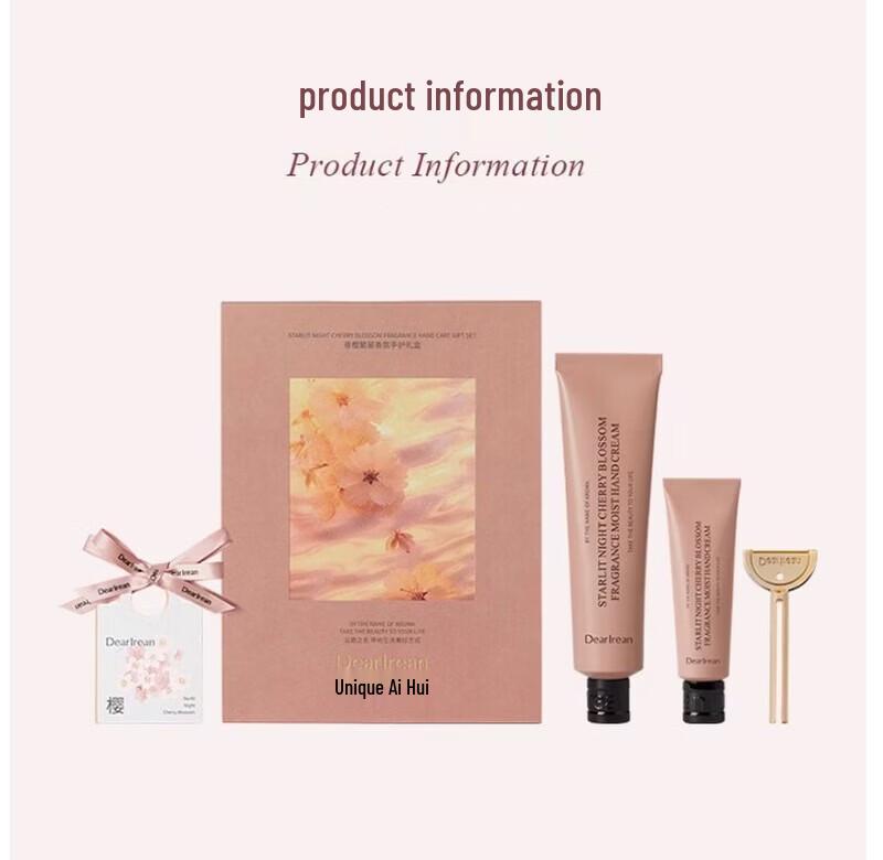 Dear Irean Night Cherry Blossom Hand Cream Gift Set