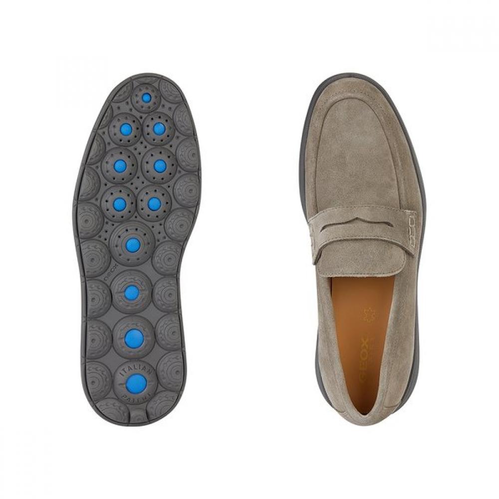 Geox Sperica Ec10 Мужские лоферы Серые M1s5ghc4s81