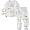 Детский хлопковый пижамный комплект с длинным рукавом Tongtai Baby