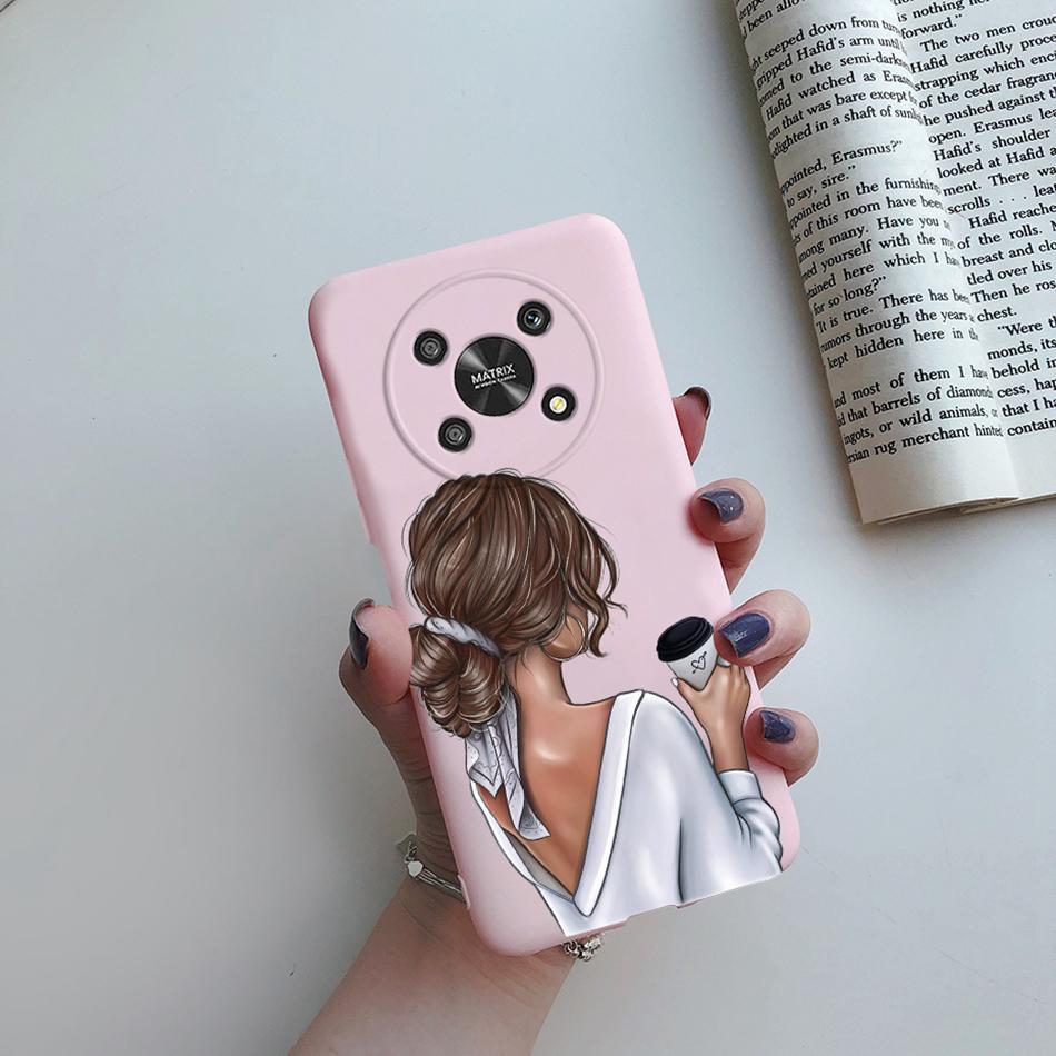 Case For Honor Magic 4 LITE X30 X9 5G Back Cover Super Mom Baby Fashion Girls Soft Phone Case Silicone Funda For Honor X30 Capa
